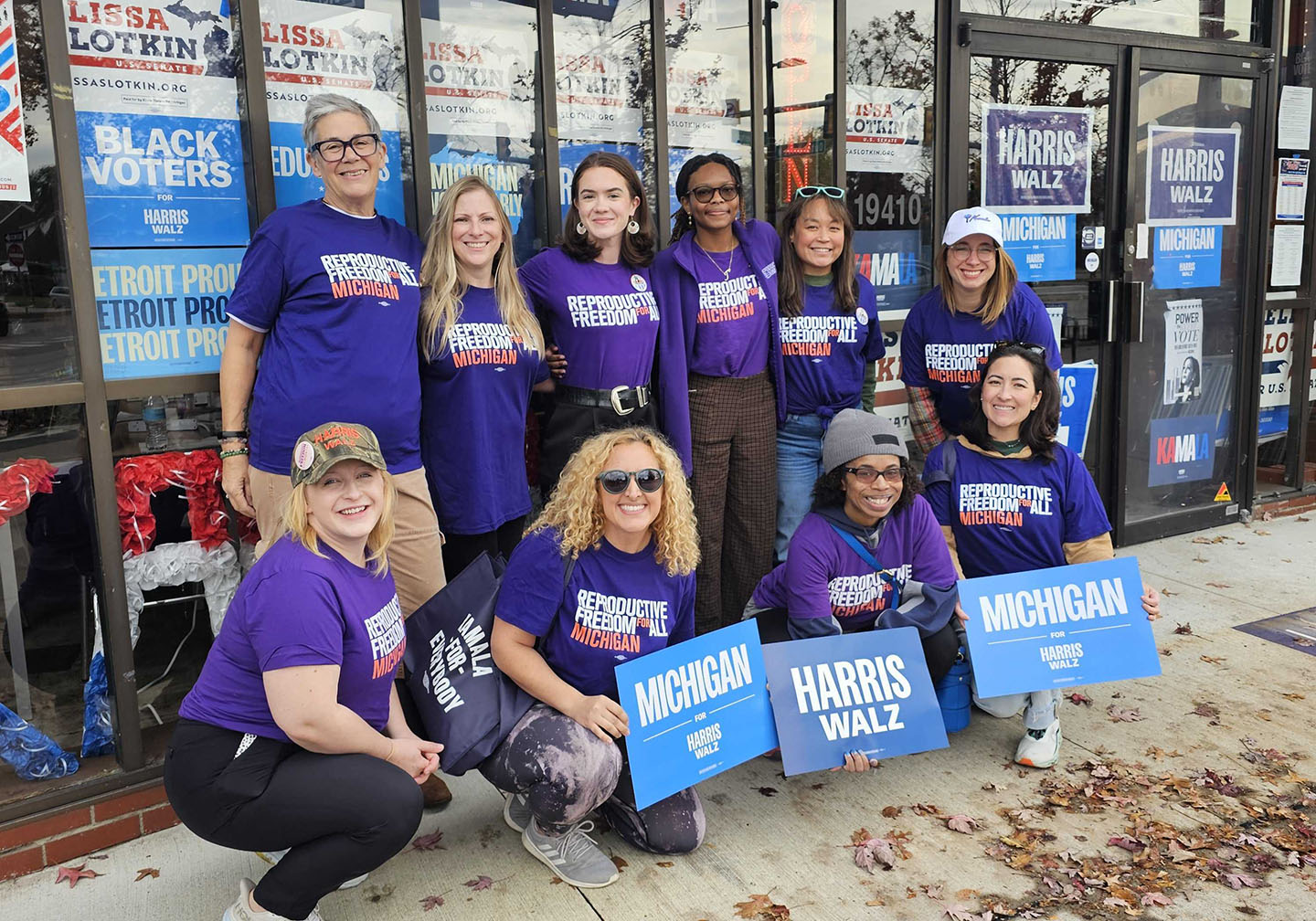Reproductive Freedom for All Michigan community organizing during the 2024 Election