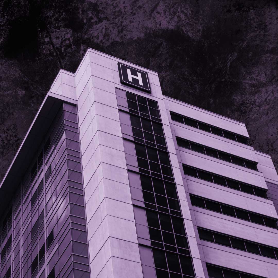 Hospital graphic: Allows states to deny pregnant people emergency abortion care