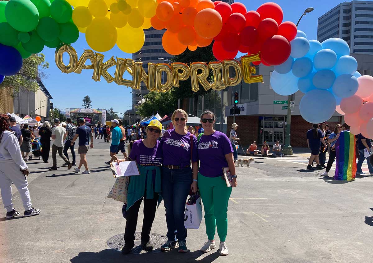 Reproductive Freedom for All at Oakland Pride