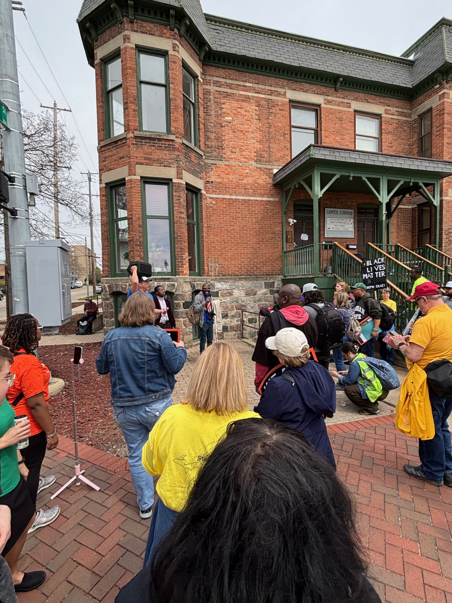 Organizers for Repro for All Michigan Capitol Day 2025